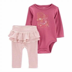 5/$20 | Carter’s Baby Girl Outfit Set (6M)